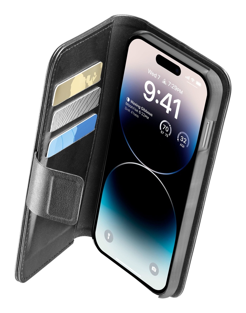 [68622] Hoesje iPhone 14 Pro Max - Agendaboek zwart