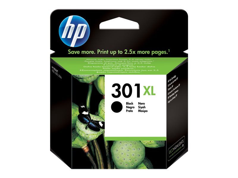 [00412216] Inkt HP 301XL Zwart