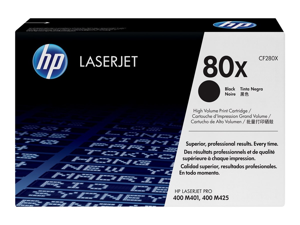 Inkt HP 80X Zwart