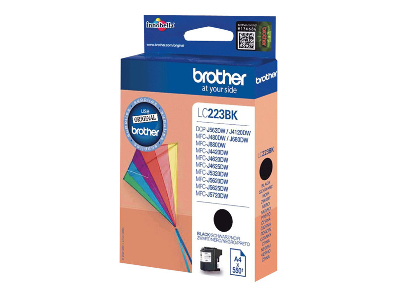 Inkt Brother LC223 Zwart