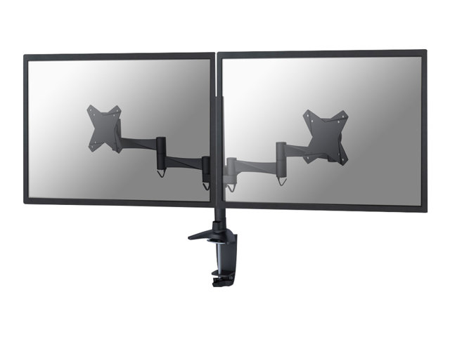 Monitorarm voor 2 VESA monitoren - fixed - montage aan bureaublad
