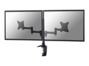 Monitorarm voor 2 VESA monitoren - fixed - montage aan bureaublad