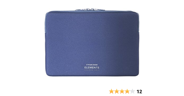 [00536929] Beschermhoes Macbook 12" Blauw "Second Skin"