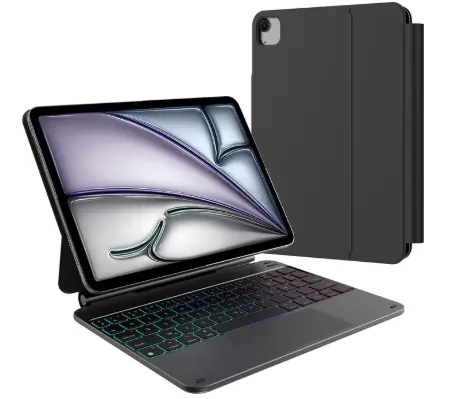 Hoesje iPad Air 11" Magic Keyboard Wit (iPad Air M3) - Azerty