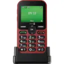 GSM Doro LEVA E10 - 4G - eenvoudige gsm met wijde display - Rood