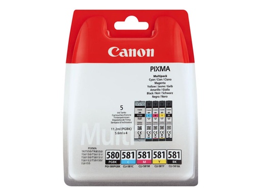 [00567619] Inkt Canon PGI 580/CLI581 Color Pack Blister