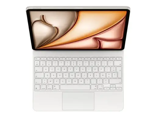 Hoesje iPad Air (M3) 11" Magic Keyboard (wit) - Azerty ( Frans)