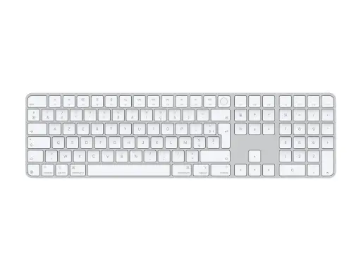Apple Magic Keyboard TouchID & numeric keypad (USb-C) - Frans (azerty), wit